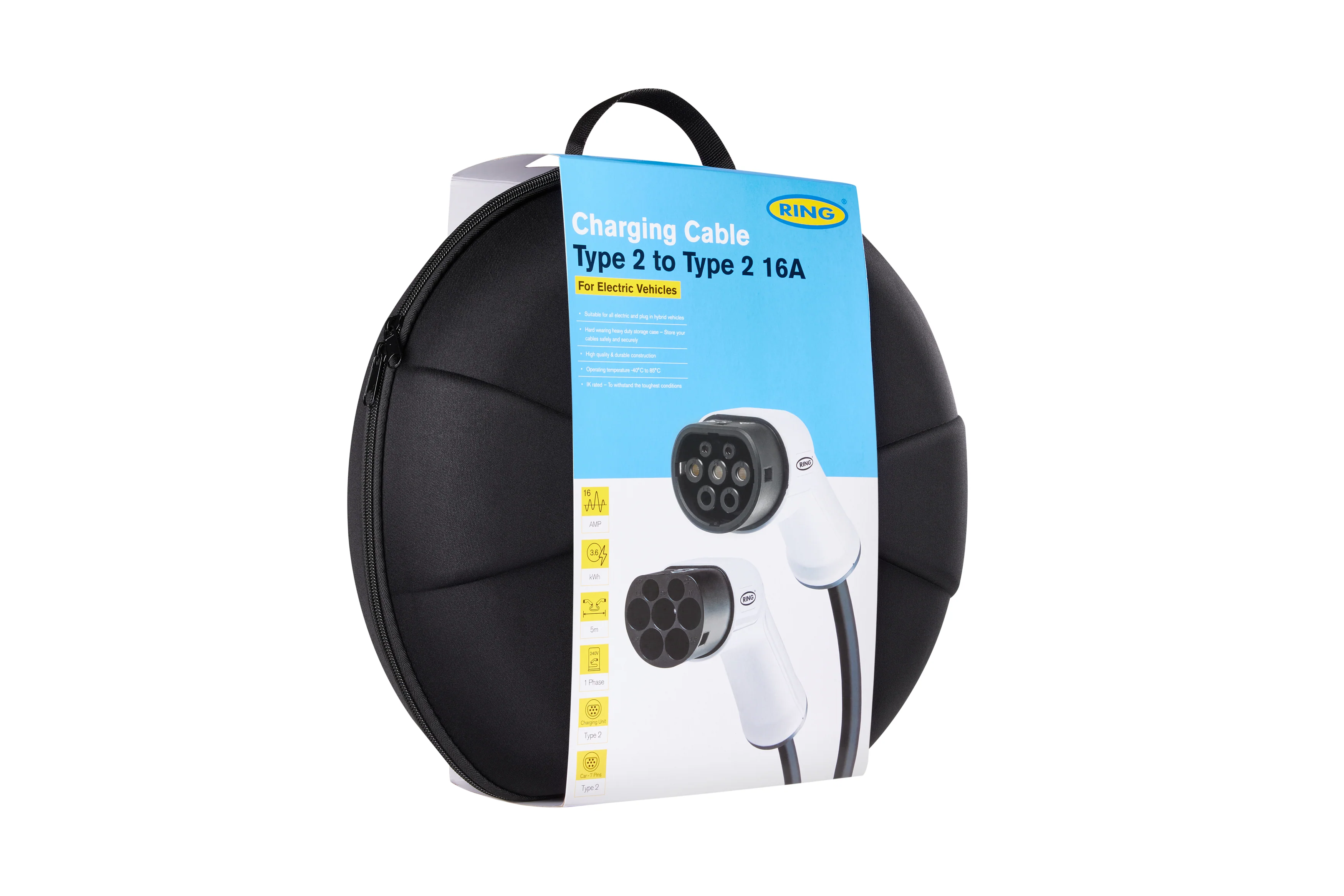 5 Metre 16A Type 2 to Type 2 EV Charging Cable - Image 3