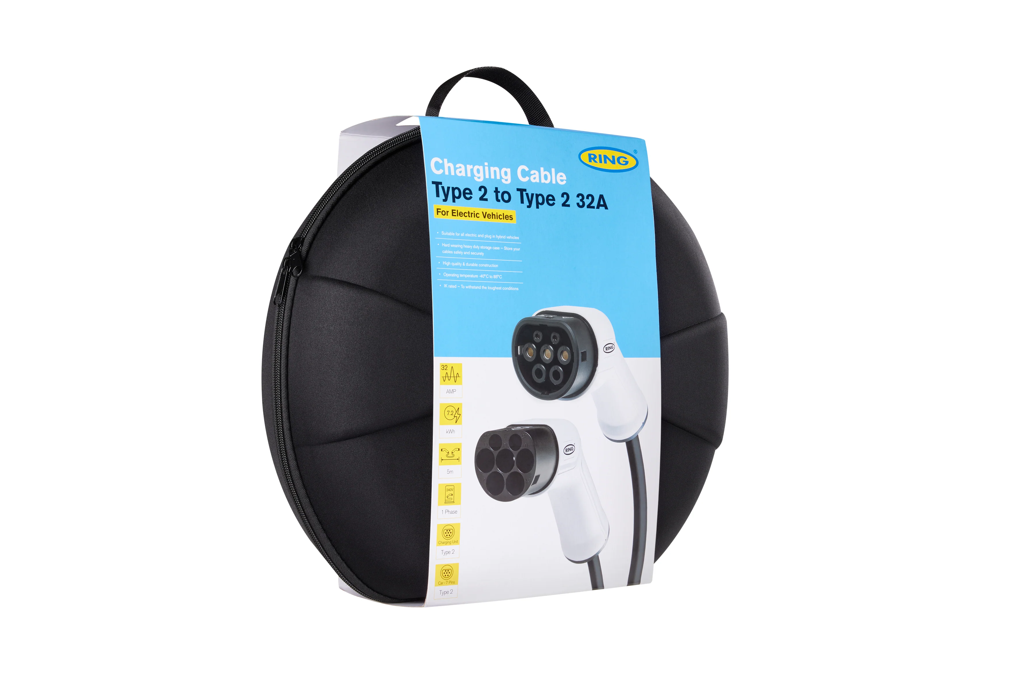 5 Metre 32A Type 2 to Type 2 EV Charging Cable - Image 3
