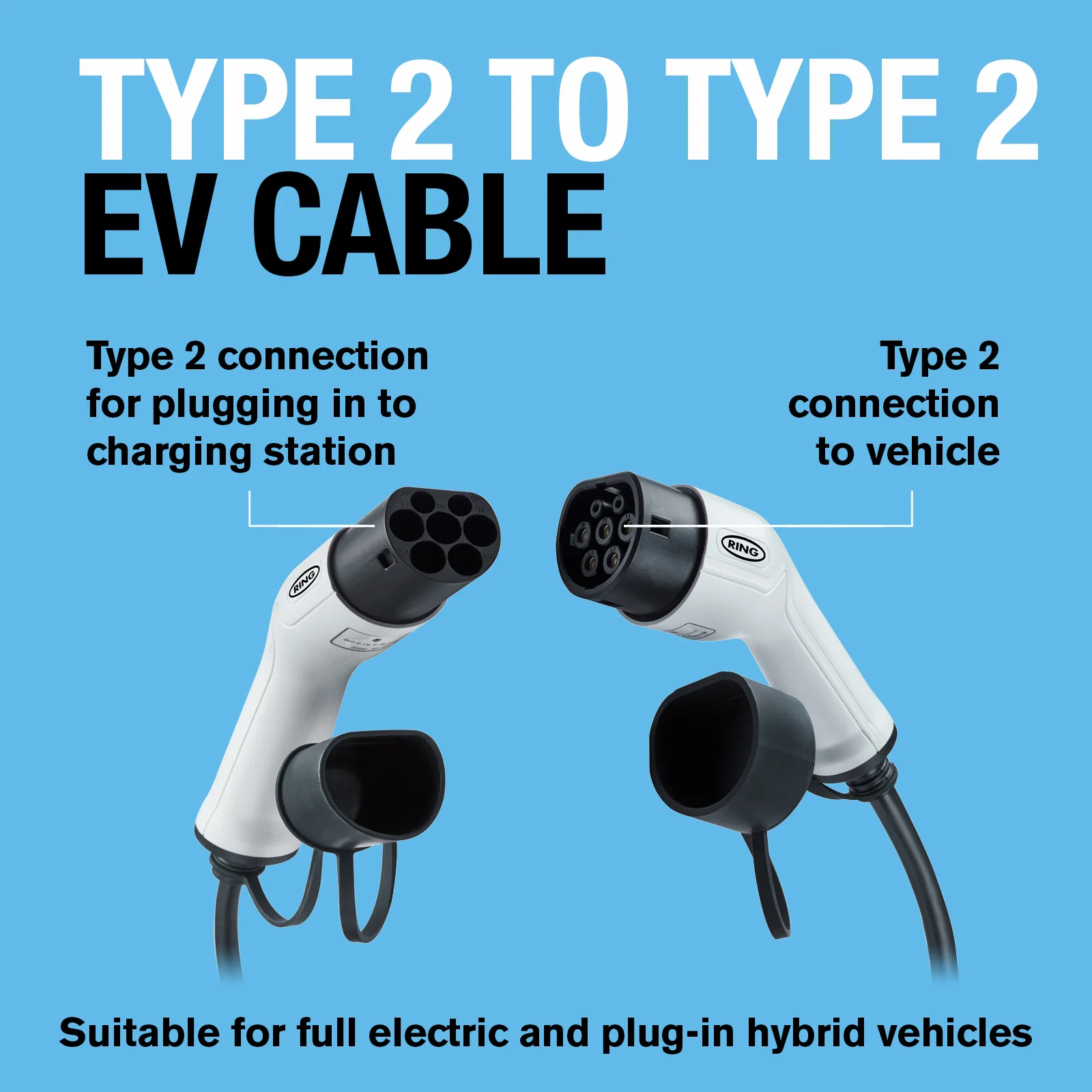 5 Metre 32A Type 2 to Type 1 EV Charging Cable - Image 7