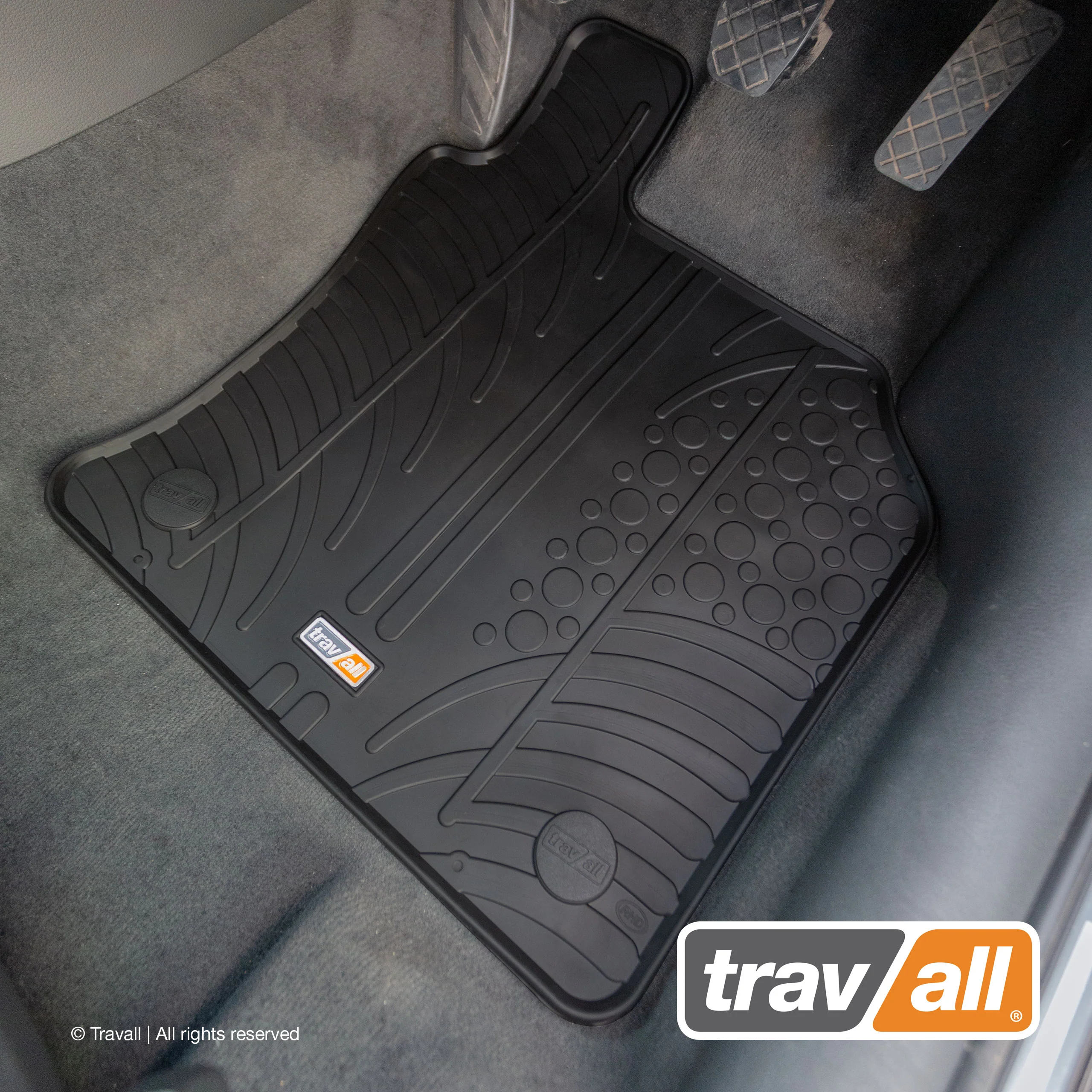 AUDI A3 S3 RS3 SALOON SPORTBACK 3 DOOR 2012 to 2020 Rubber Car Mat Set (4 Mats) - Image 3