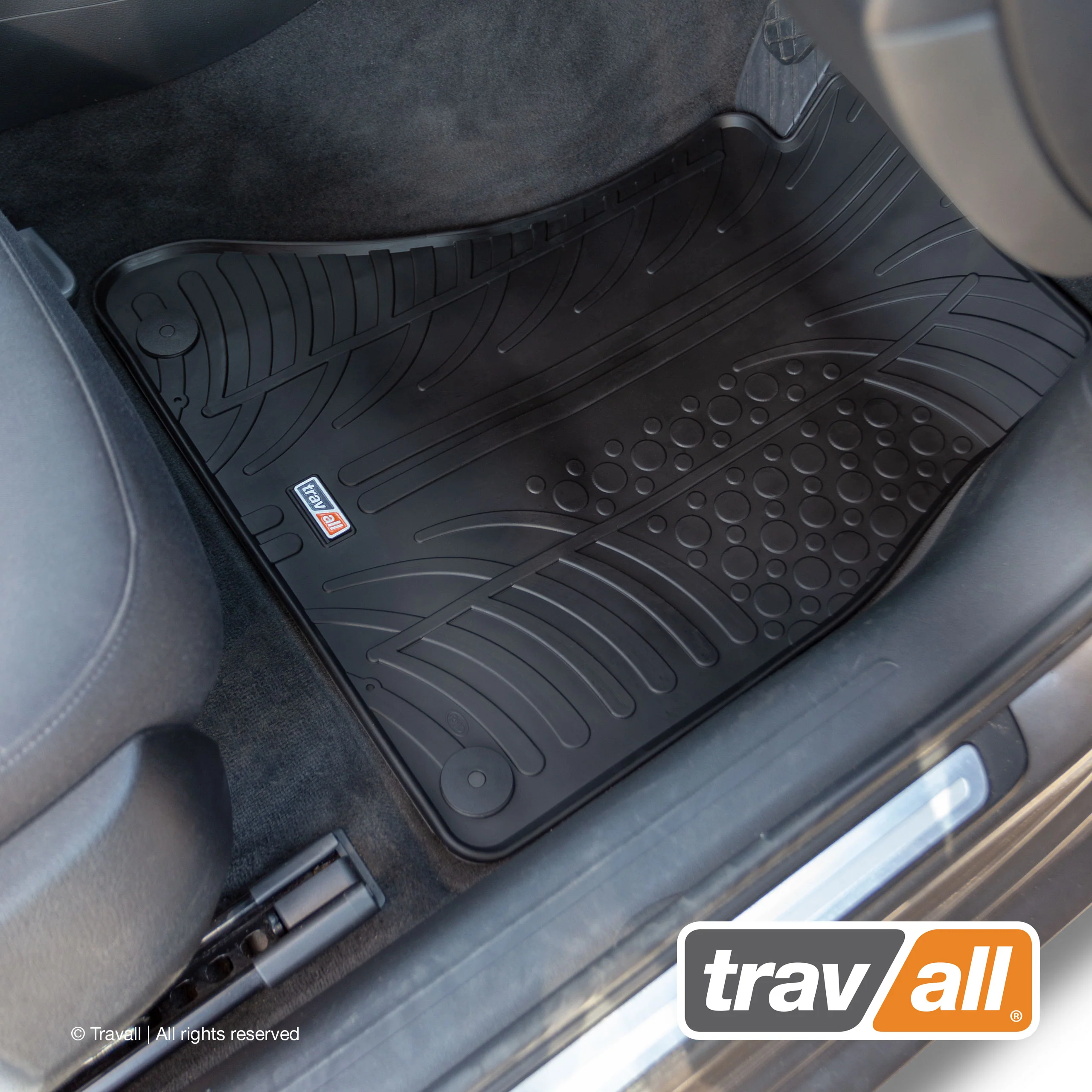 AUDI A4 SALOON/ESTATE 2007-2015 and AUDI A5 SPORTBACK 2009-2016 Rubber Car Mats Set (4 Mats) - Image 3