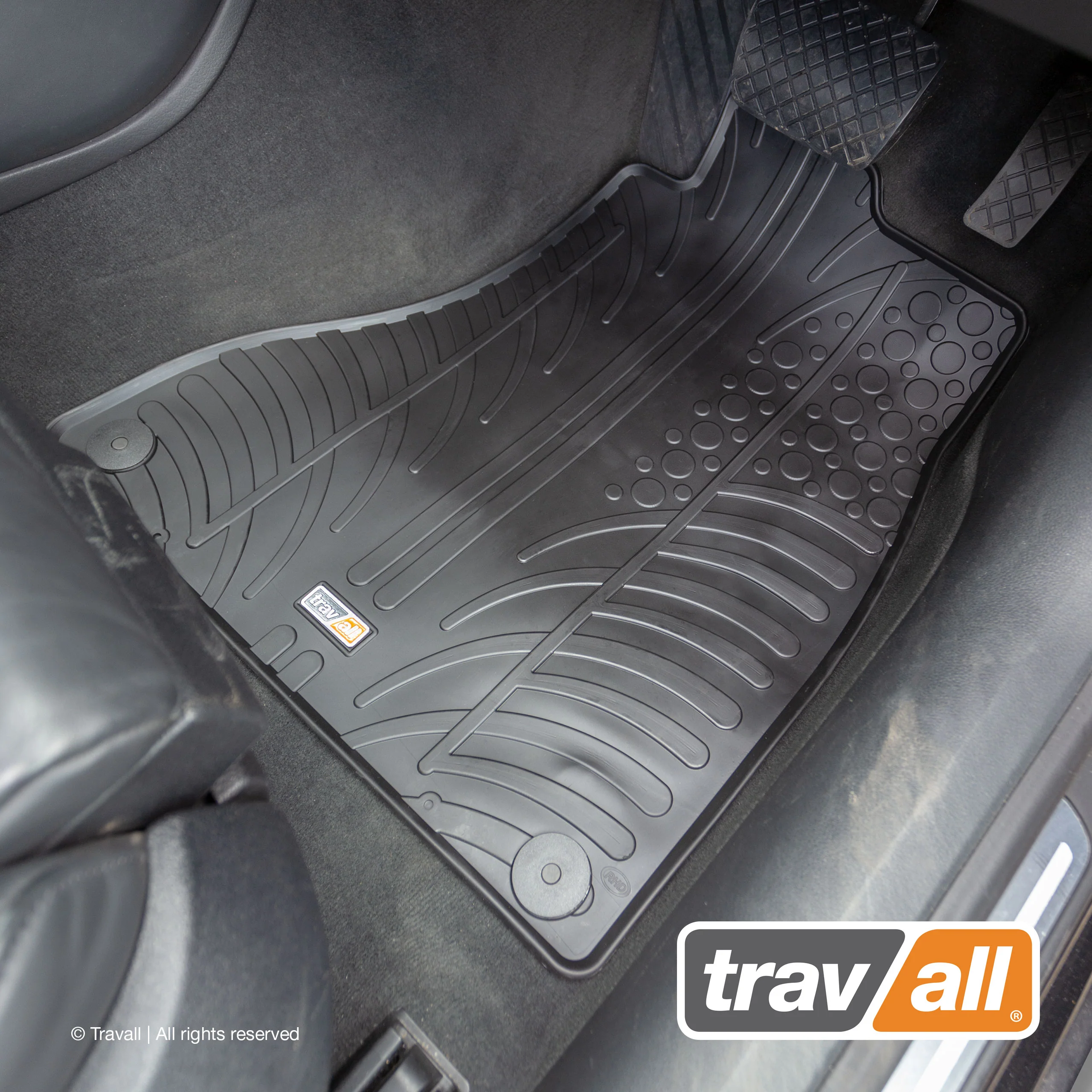 AUDI A6 S6 RS6 AVANT SALOON A7 S7 RS7 SPORTBACK 2011 to 2018 Rubber Car Mat Set (4 mats) - Image 3