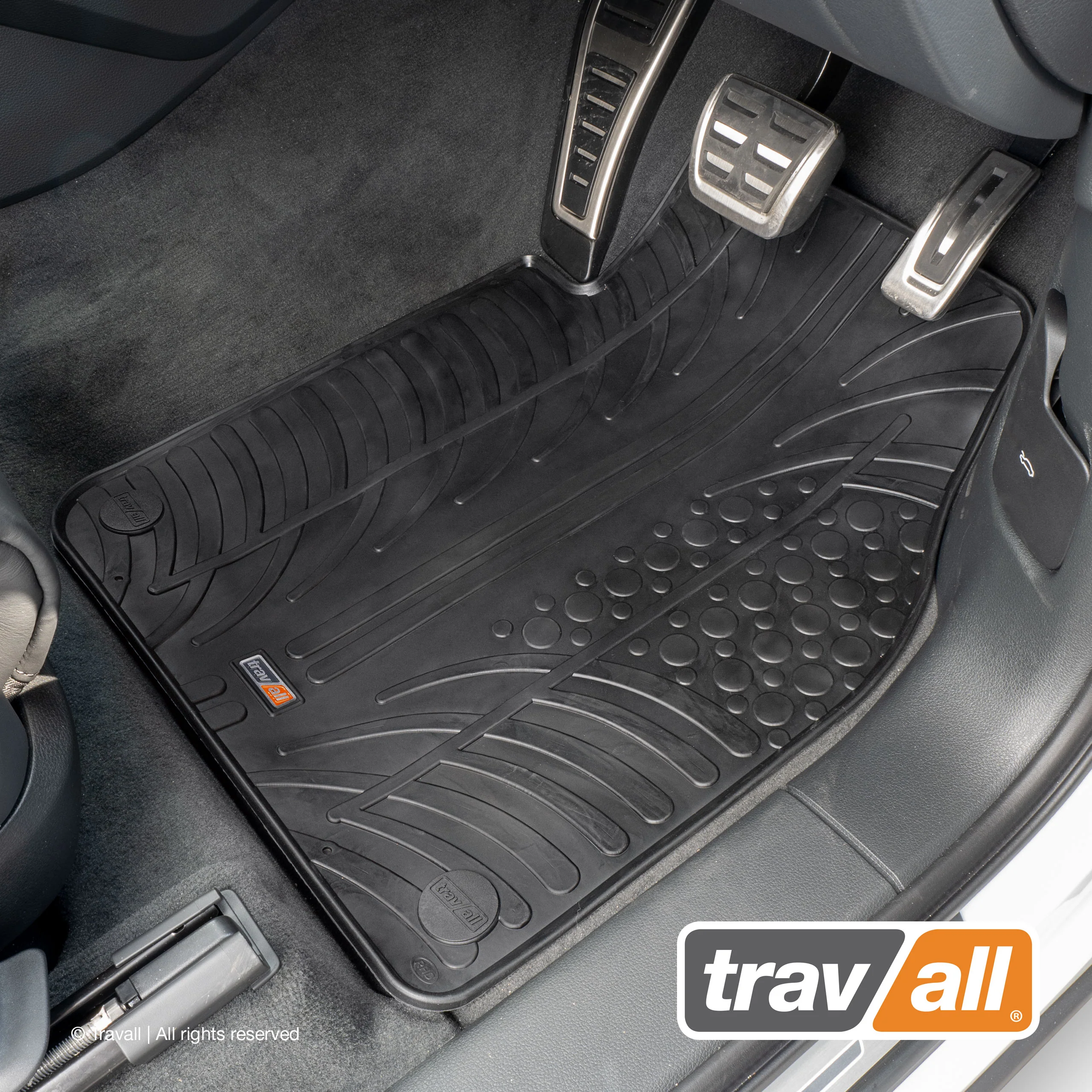 AUDI Q7 2015-CURRENT and Q8 2018-CURRENT  Rubber Car Mats Set (4 Mats) - Image 3