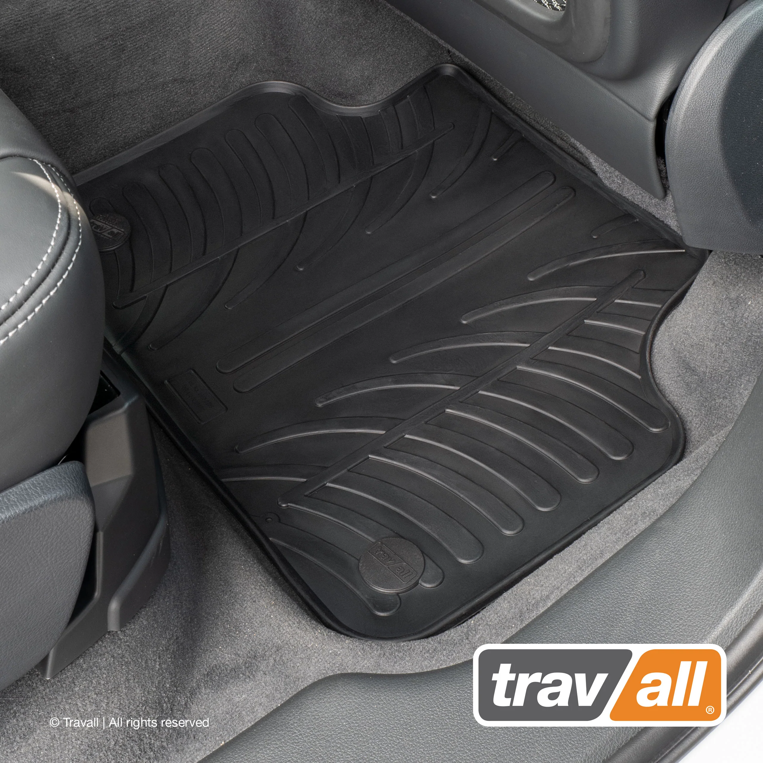 AUDI Q7 2015-CURRENT and Q8 2018-CURRENT  Rubber Car Mats Set (4 Mats) - Image 4