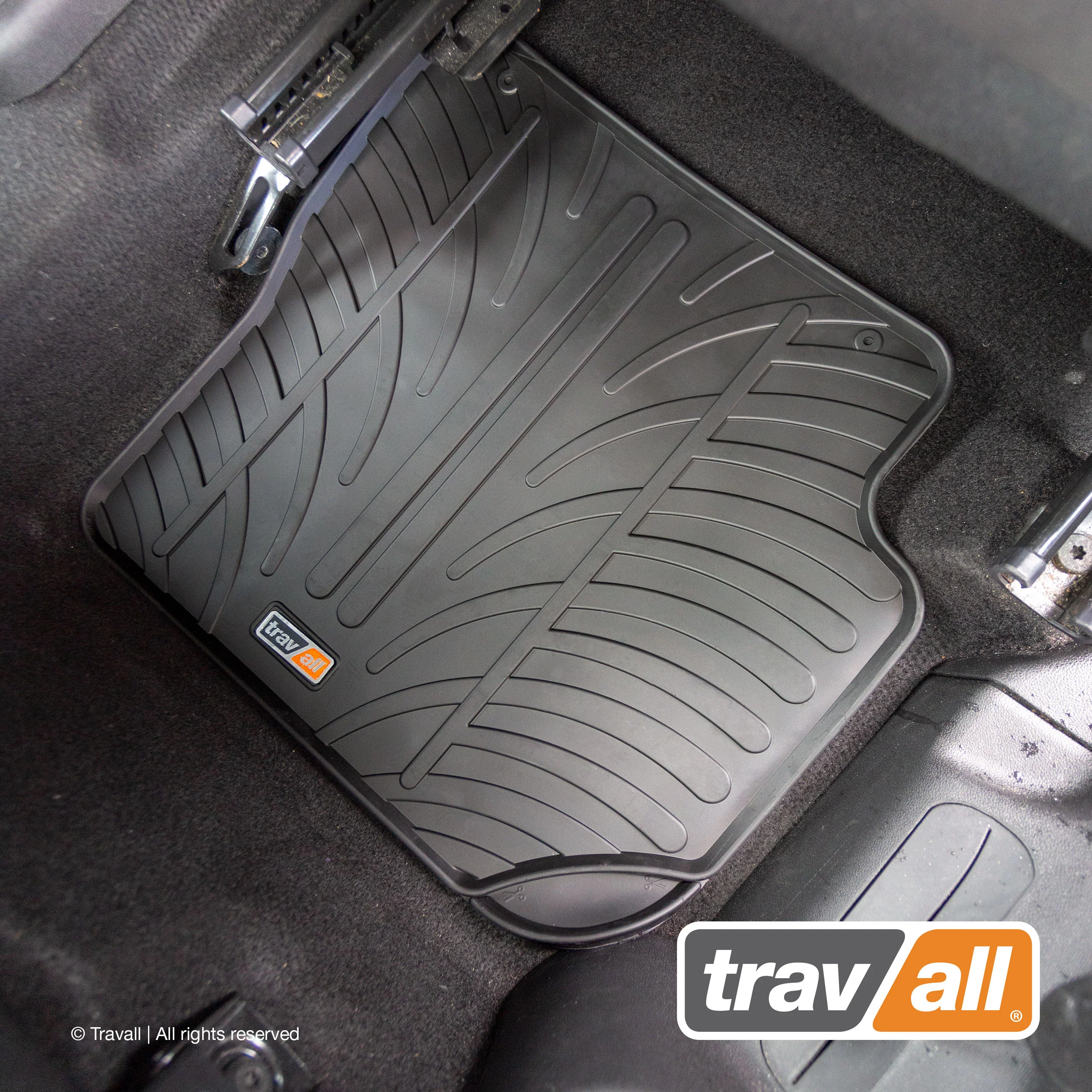 FIAT PUNTO HATCHBACK 2012-2018 Rubber Car Mats Set (4 Mats) - Image 2