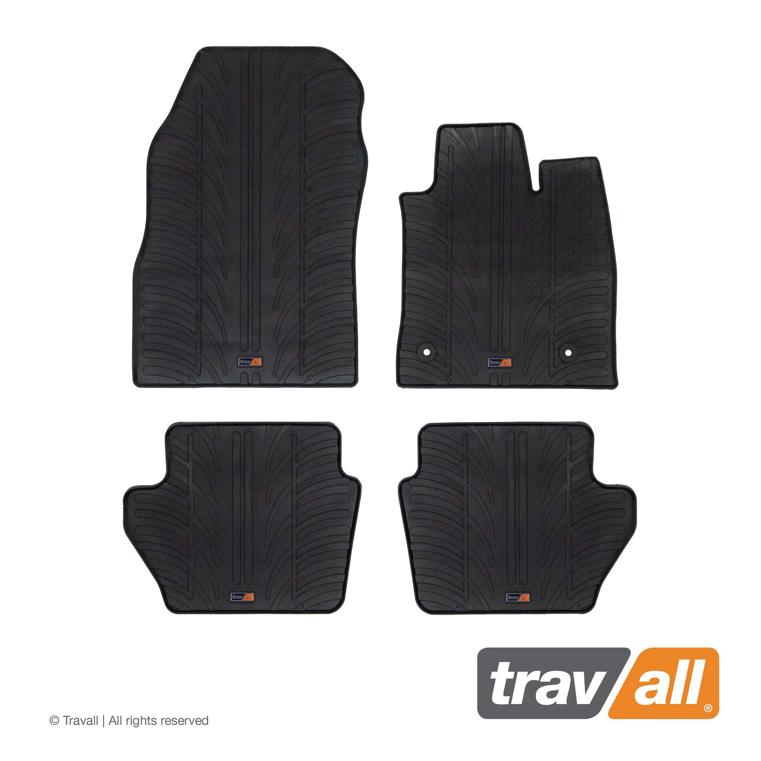FORD FIESTA 3 DOOR HATCHBACK and ST 2017-2023 Rubber Car Mats Set (4 Mats) - Image 3