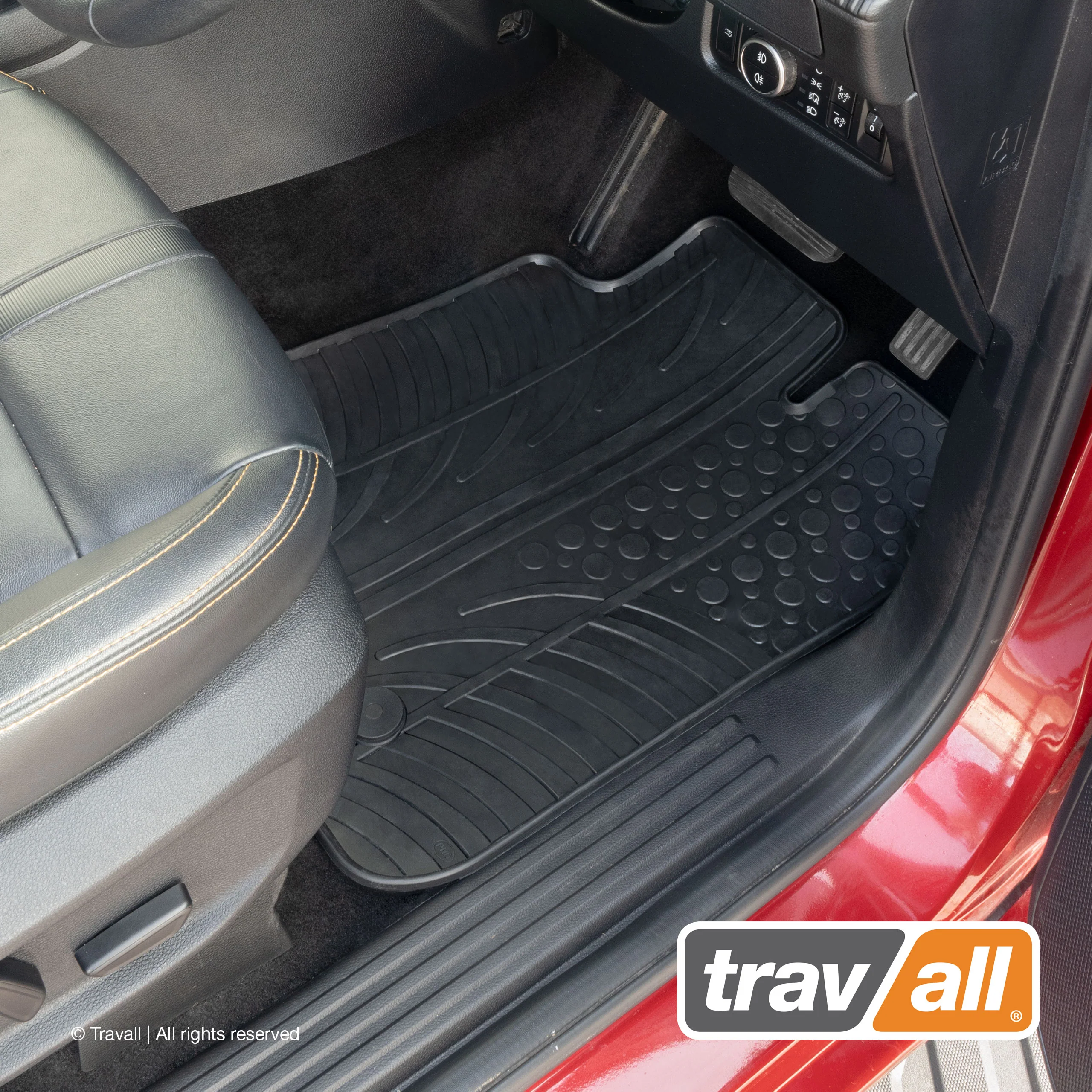 FORD RANGER DOUBLE CAB 2019-CURRENT Rubber Car Mats Set (4 Mats) - Image 3
