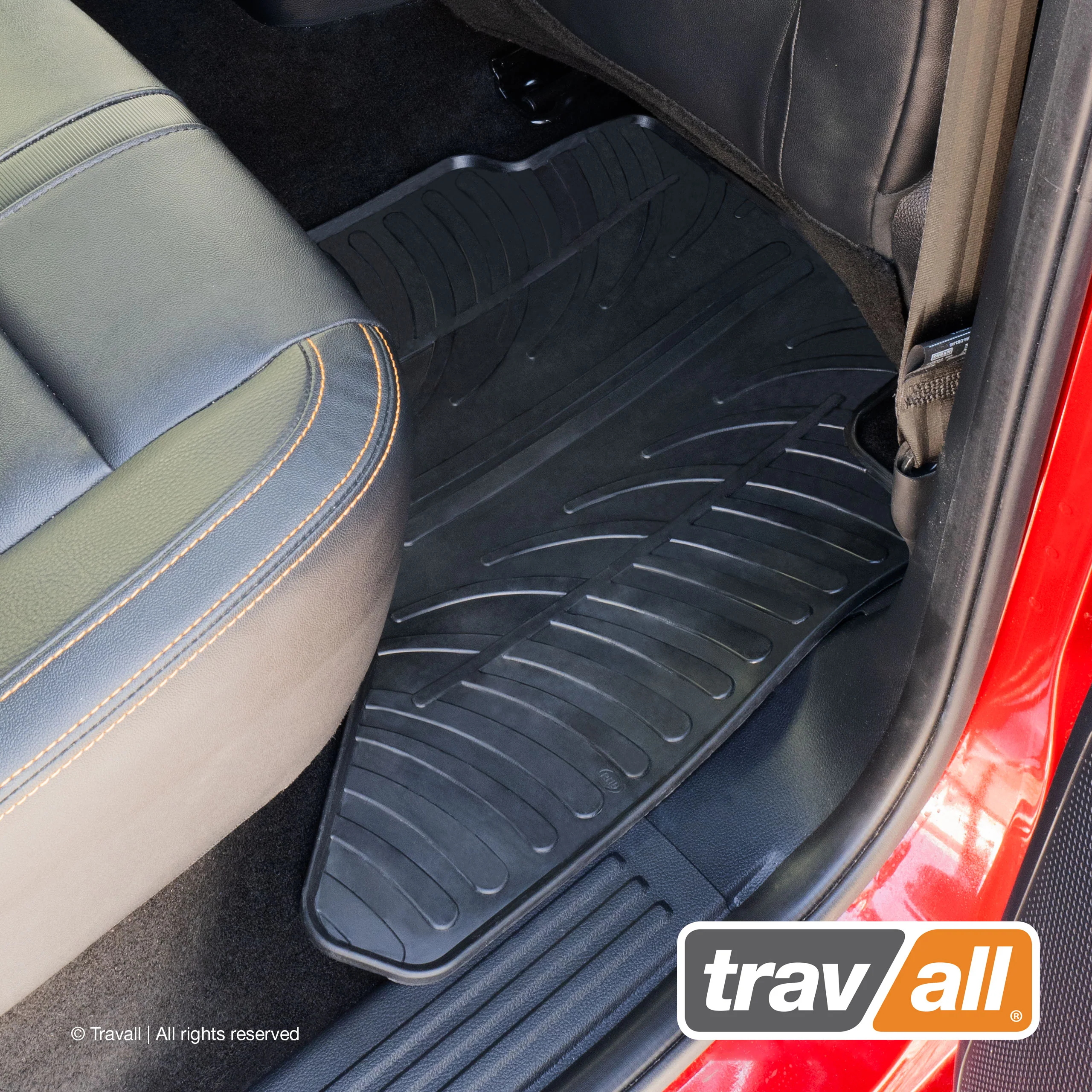 FORD RANGER DOUBLE CAB 2019-CURRENT Rubber Car Mats Set (4 Mats) - Image 4
