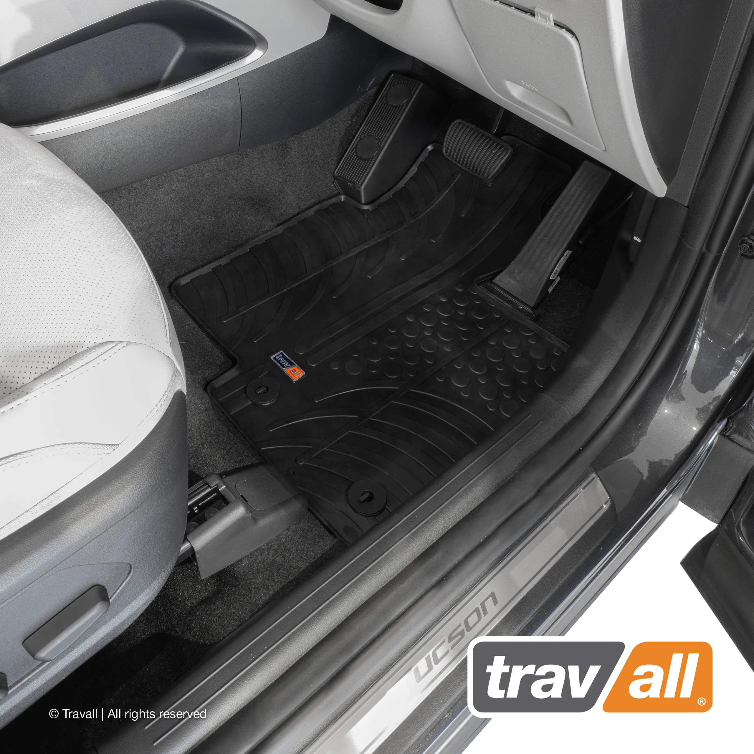 HYUNDAI TUCSON 2020-CURRENT Rubber Car Mats Set (4 Mats) - Image 3