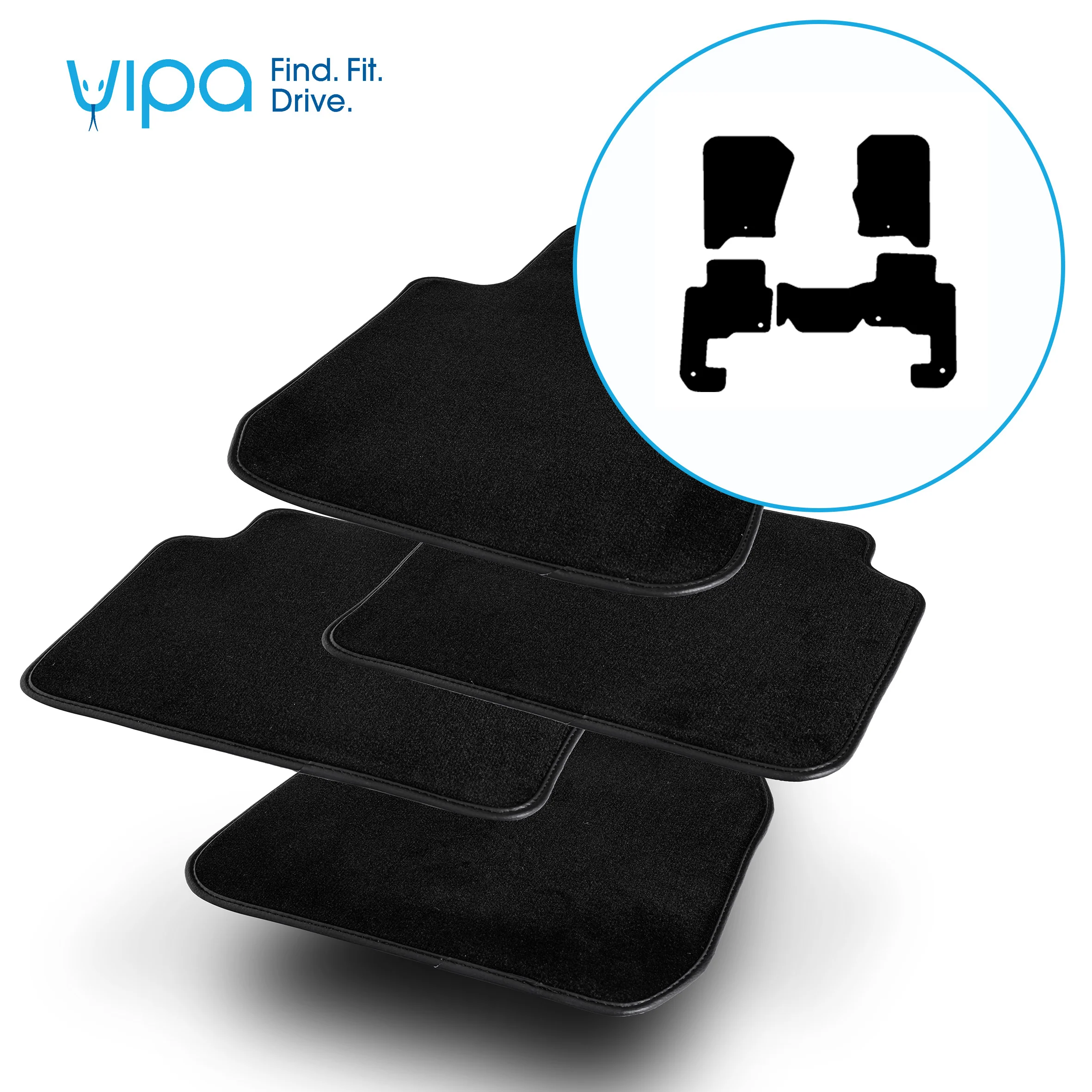 LAND ROVER DISCOVERY 3 SUV 2004 TO 2008 - CAR MAT SET