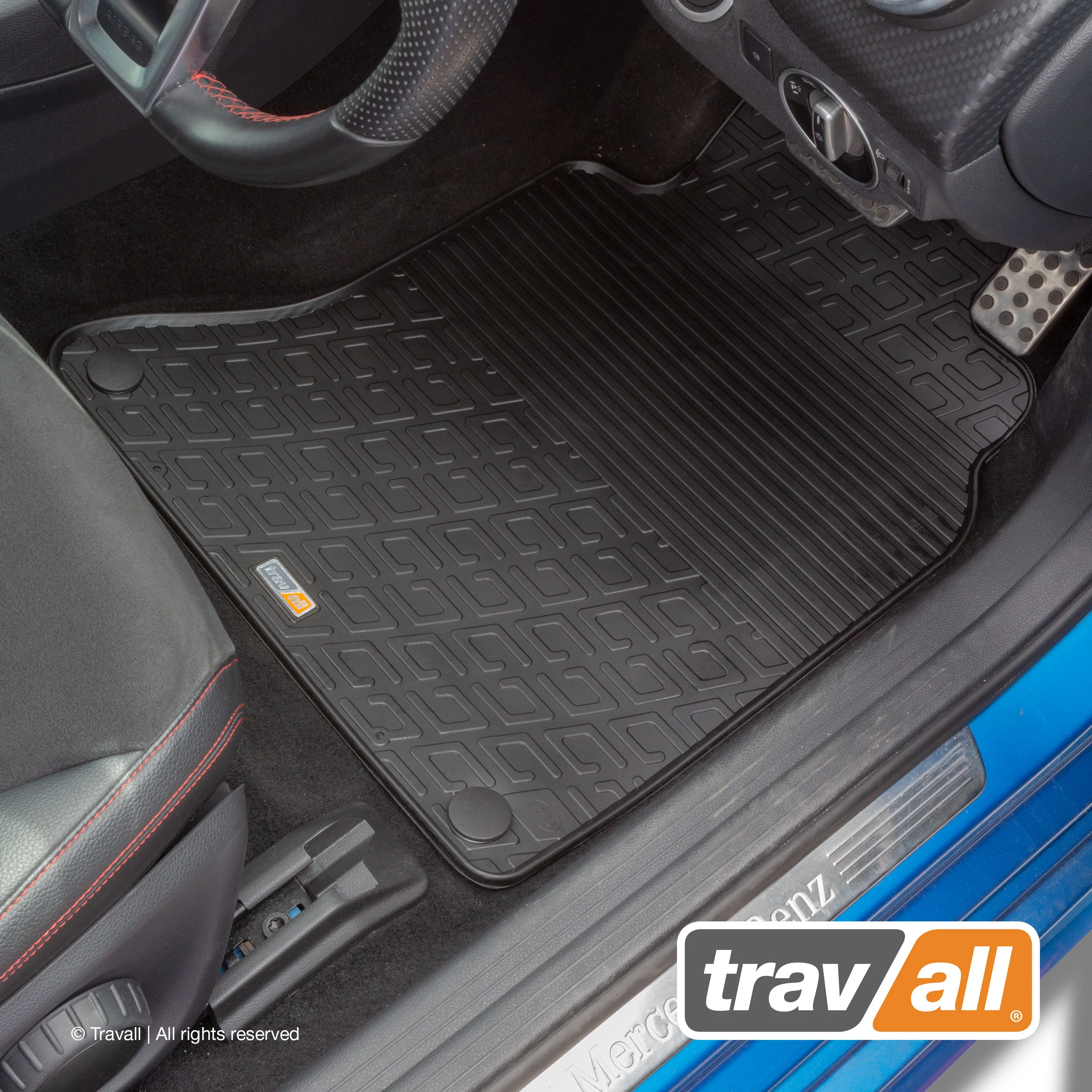 MERCEDES A CLASS, B CLASS and GLA 2011-2018 Rubber Car Mats Set (4 Mats) - Image 3
