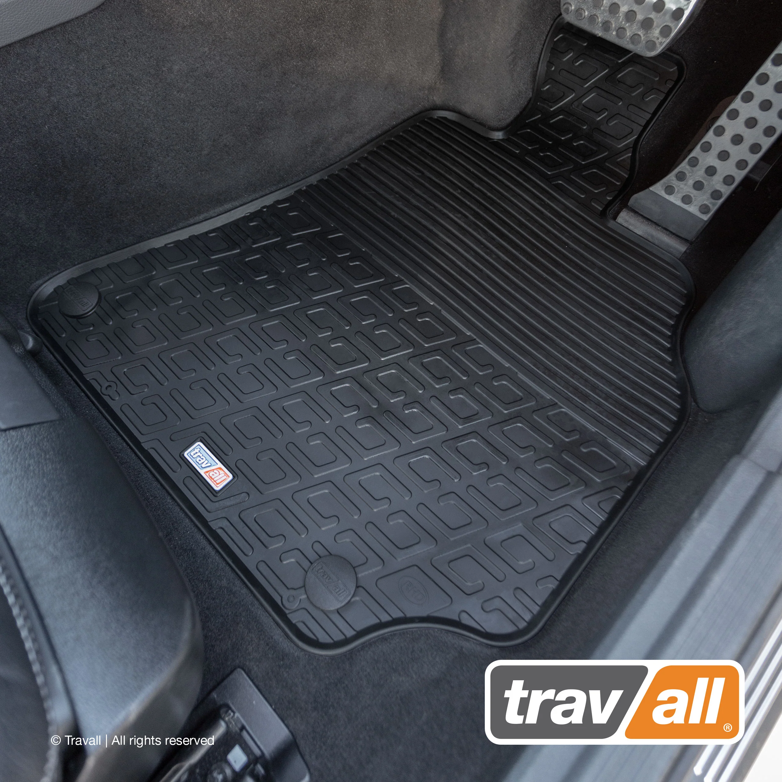 MERCEDES E CLASS ESTATE 2012-2016 and SALOON 2013-2016 Rubber Car Mats Set (4 Mats) - Image 3
