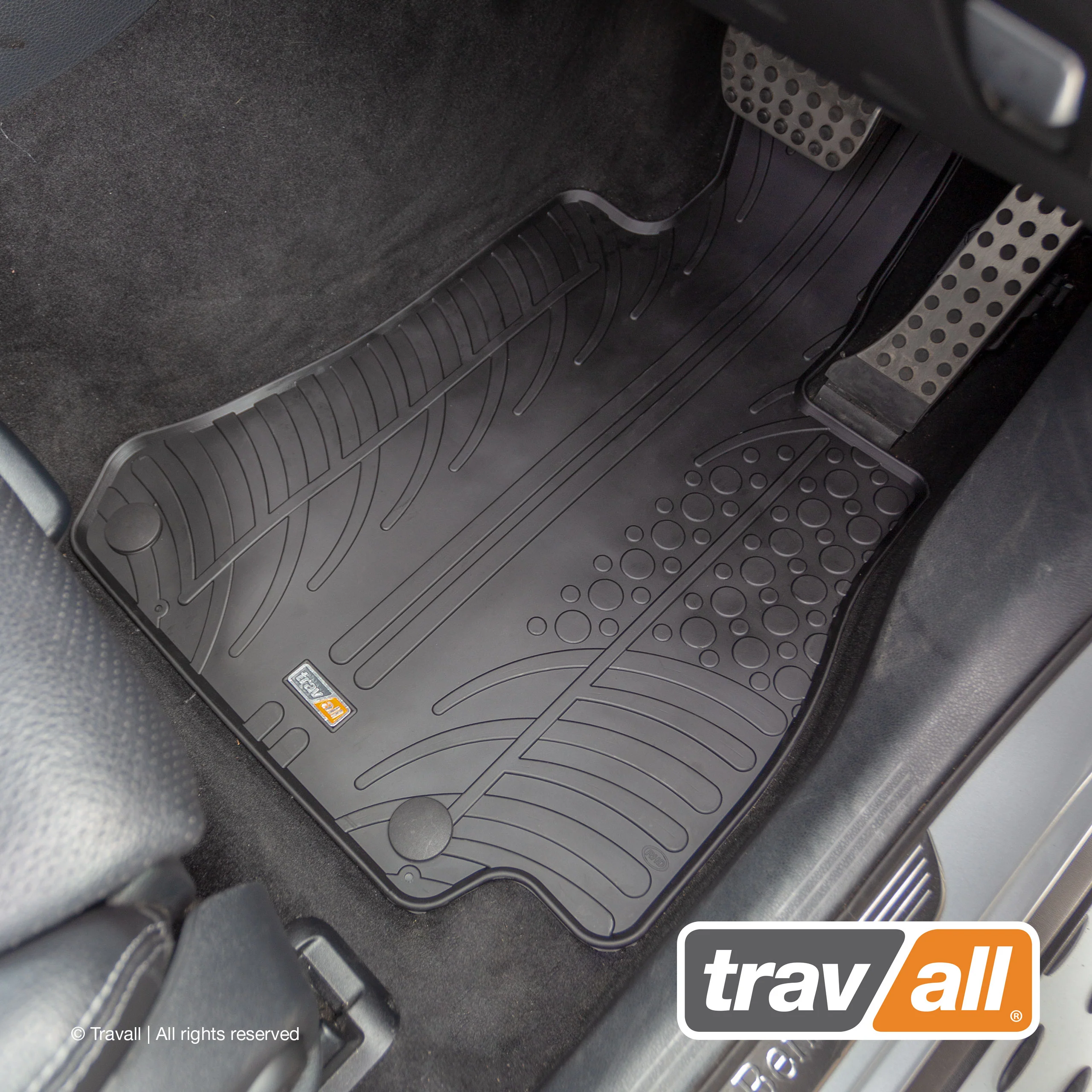 MERCEDES GLC CLASS 2015-2022 Rubber Car Mats Set (4 Mats) - Image 3