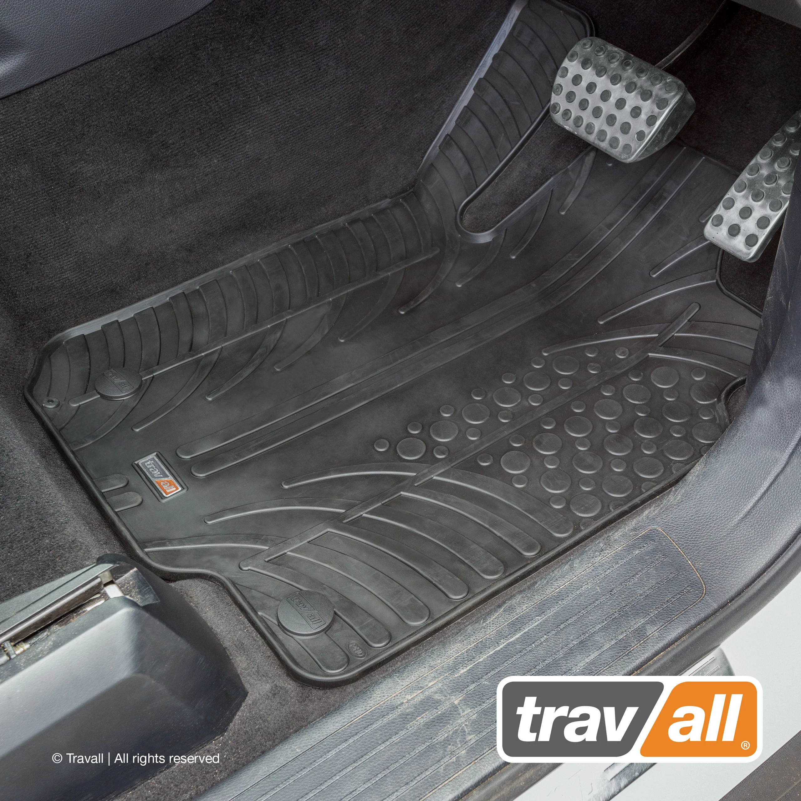 MERCEDES GLE CLASS 2015-2019 Rubber Car Mats Set (4 Mats) - Image 3