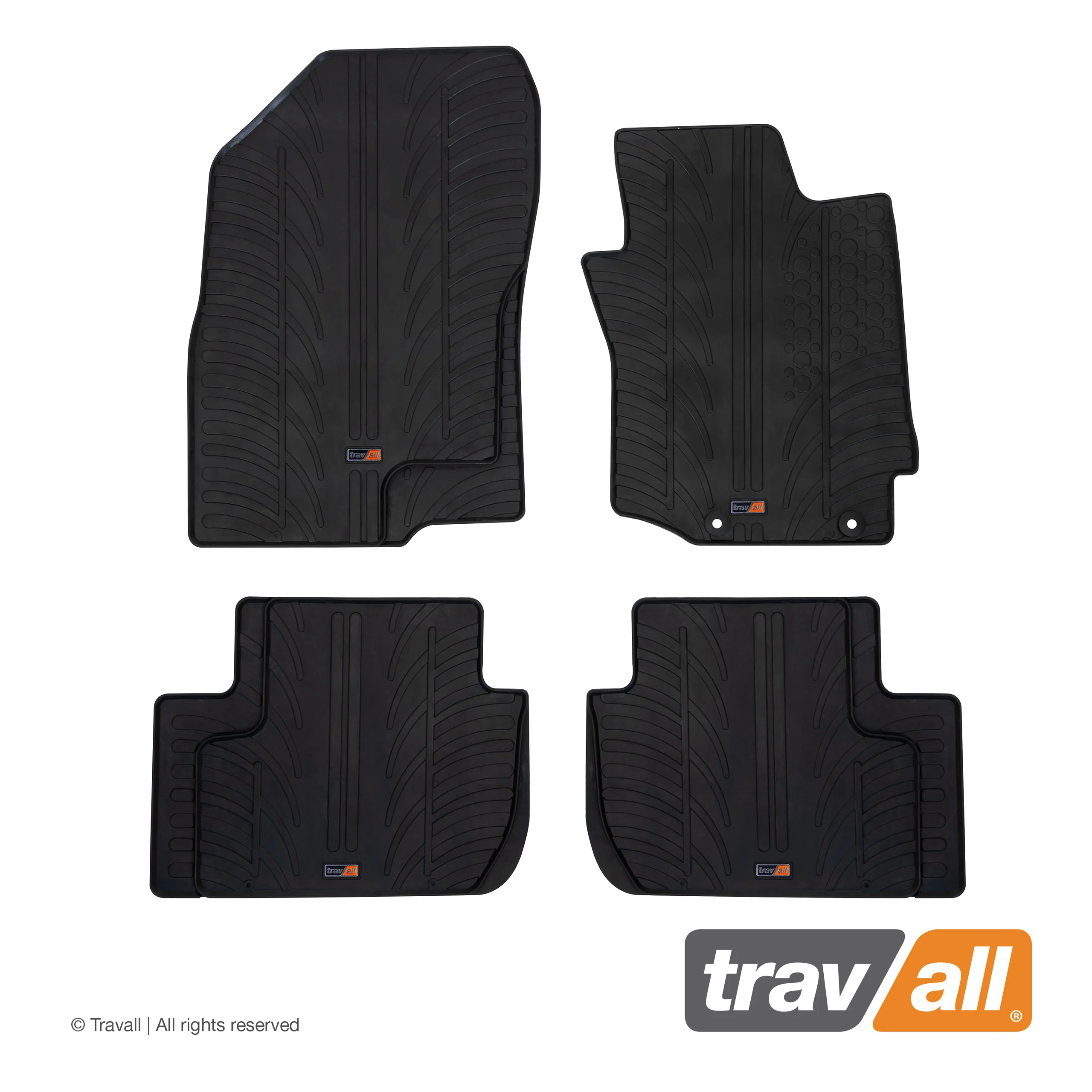 MITSUBISHI OUTLANDER Diesel 2012-2021 Rubber Car Mats Set (4 Mats) - Image 3