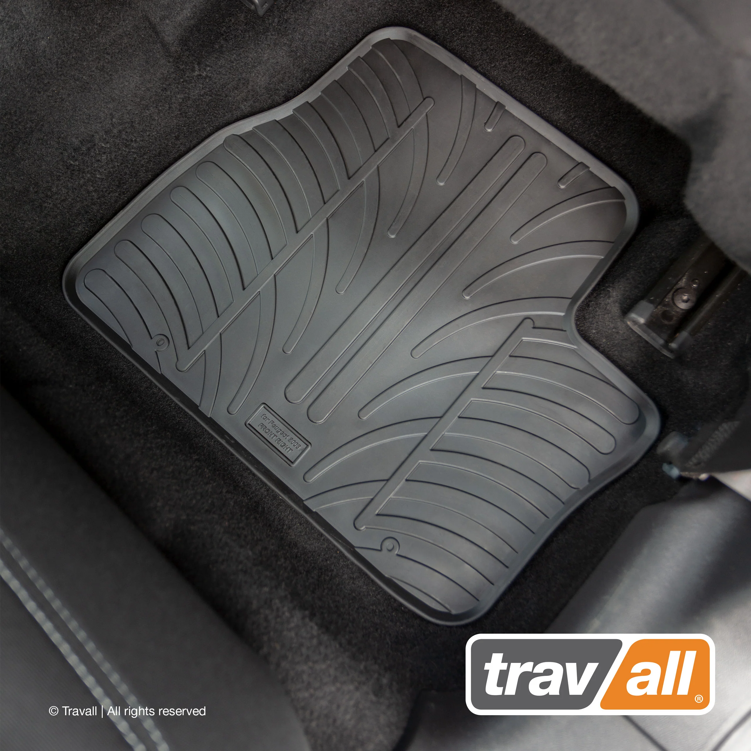 PEUGEOT 2008 2013-2019 Rubber Car Mats Set (4 Mats) - Image 4