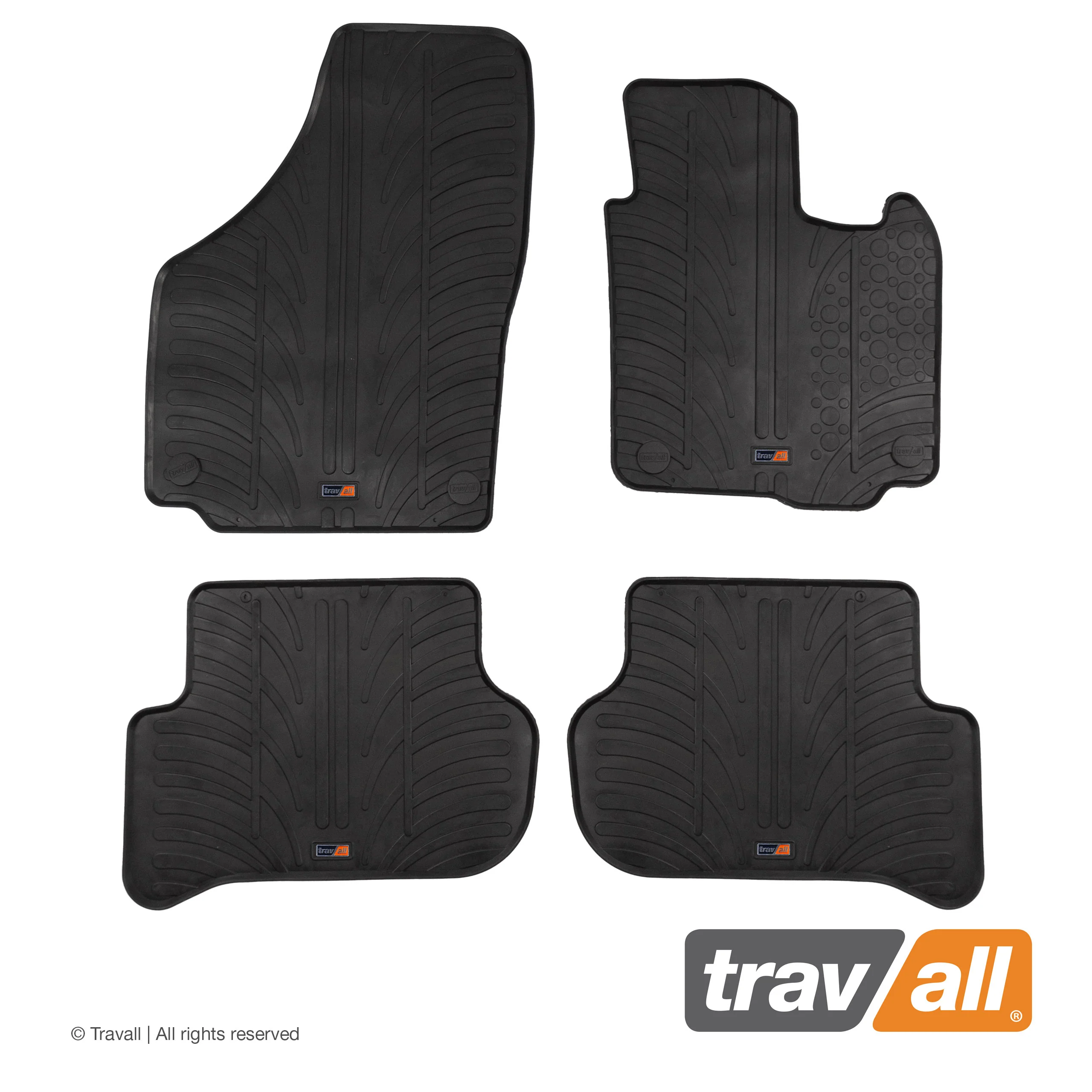 SKODA YETI 2009-2017 Rubber Car Mats Set (4 Mats) - Image 3