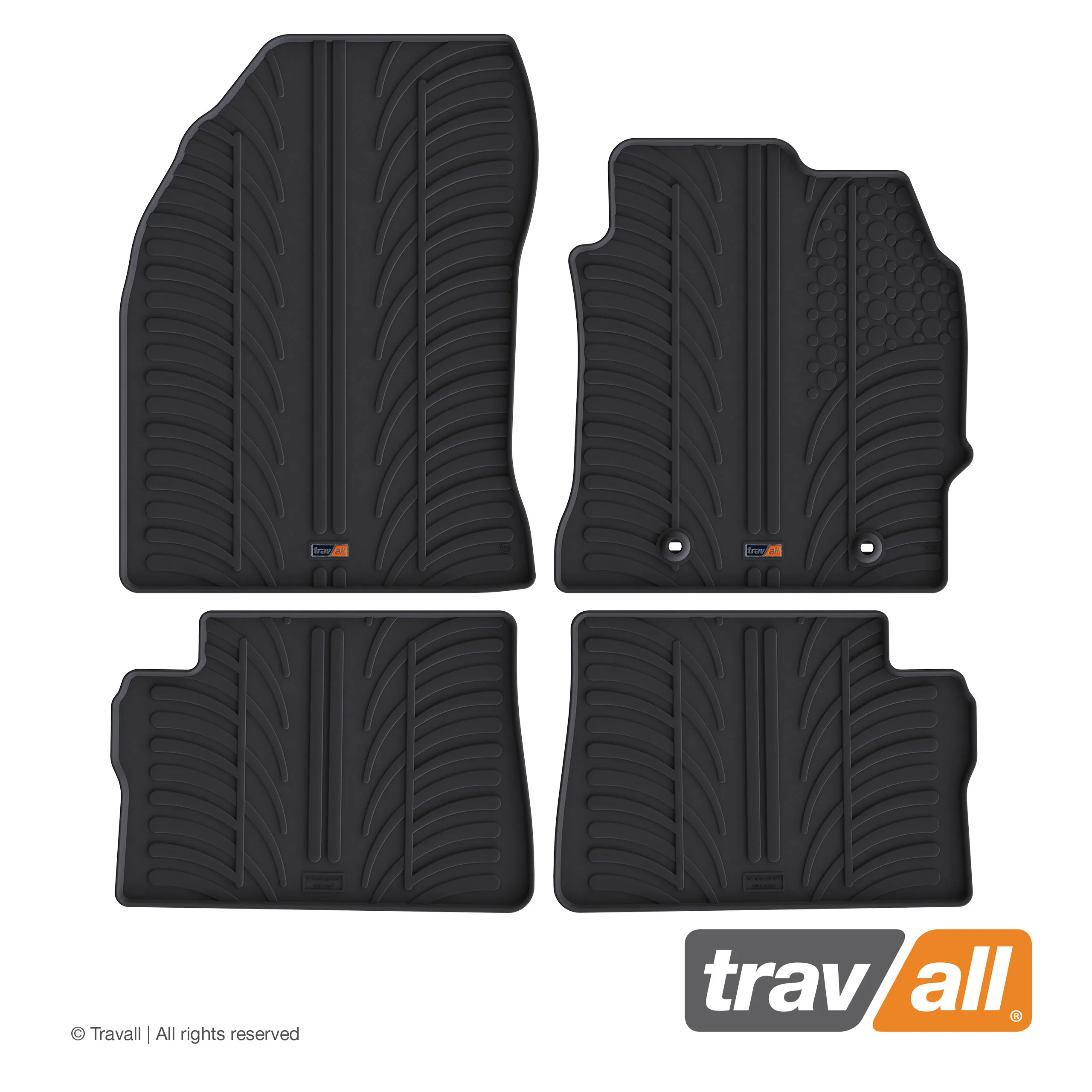 TOYOTA AURIS 5 DOOR HATCHBACK/ESTATE 2012-2018 Rubber Car Mats Set (4 Mats) - Image 2