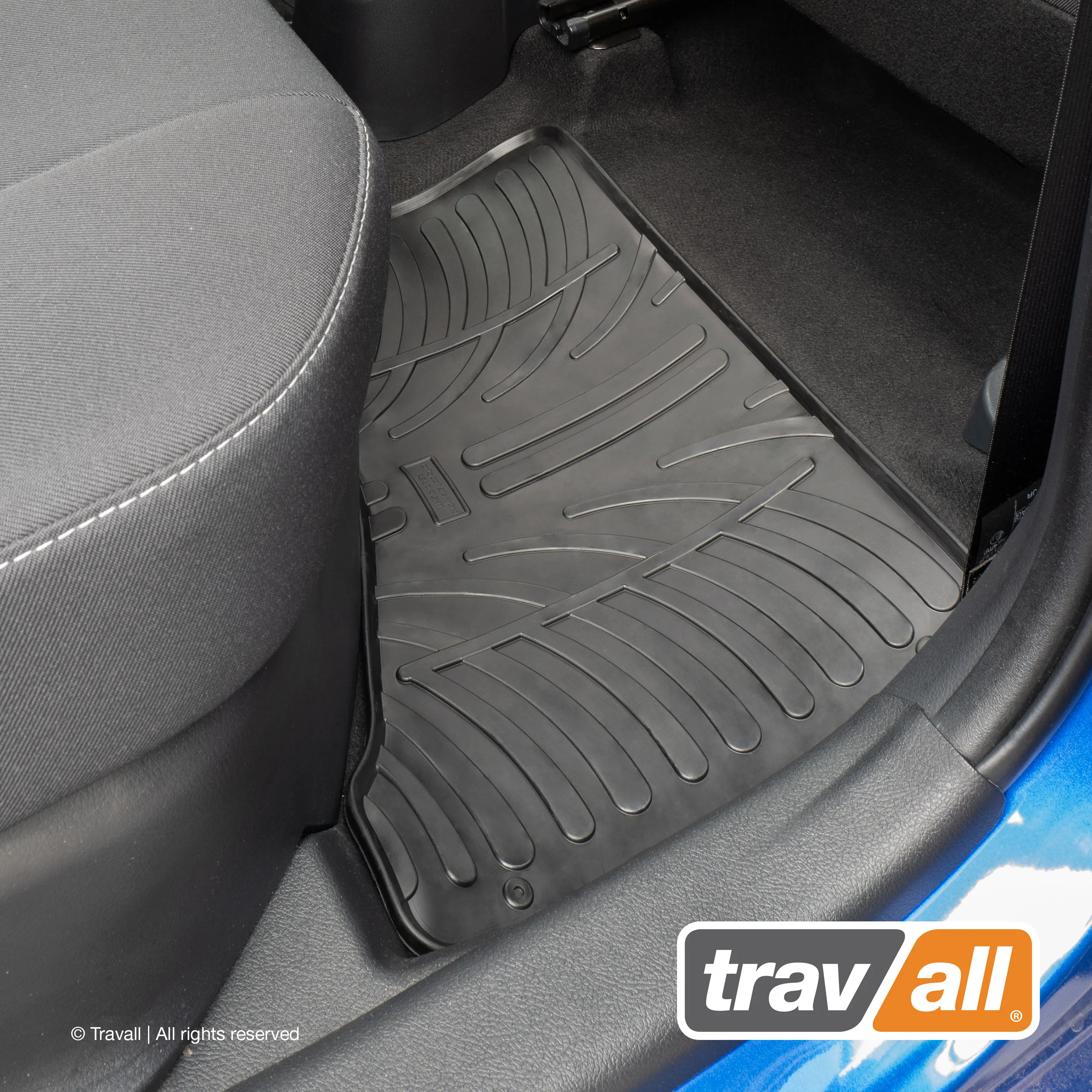 TOYOTA YARIS 5 DOOR HYBRID 2010-2020 Rubber Car Mats Set (4 Mats) - Image 4