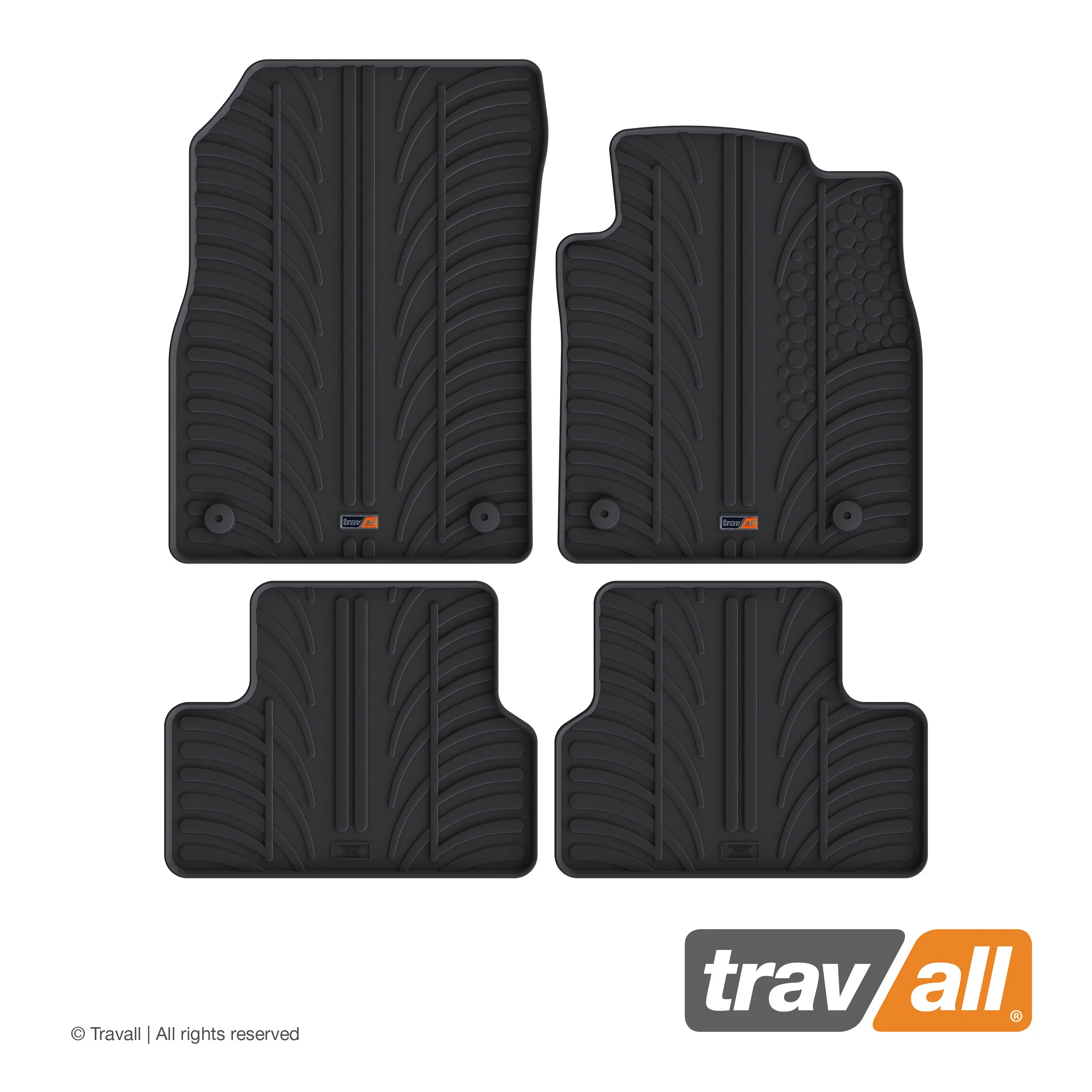 VAUXHALL ASTRA HATCHBACK/SPORTS TOURER 2009-2015 Rubber Car Mats Set (4 Mats) - Image 2