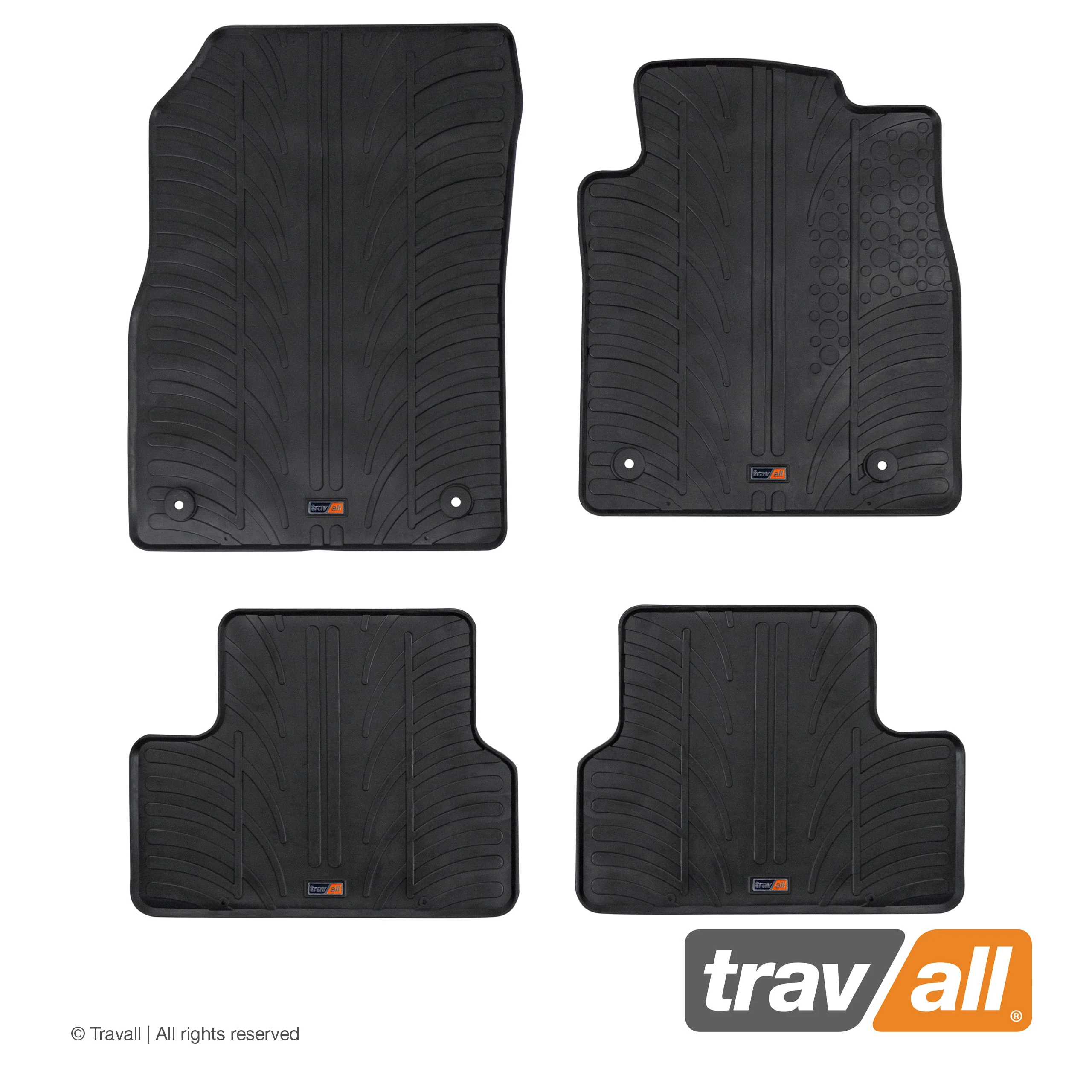 VAUXHALL ASTRA HATCHBACK/SPORTS TOURER 2009-2015 Rubber Car Mats Set (4 Mats) - Image 4