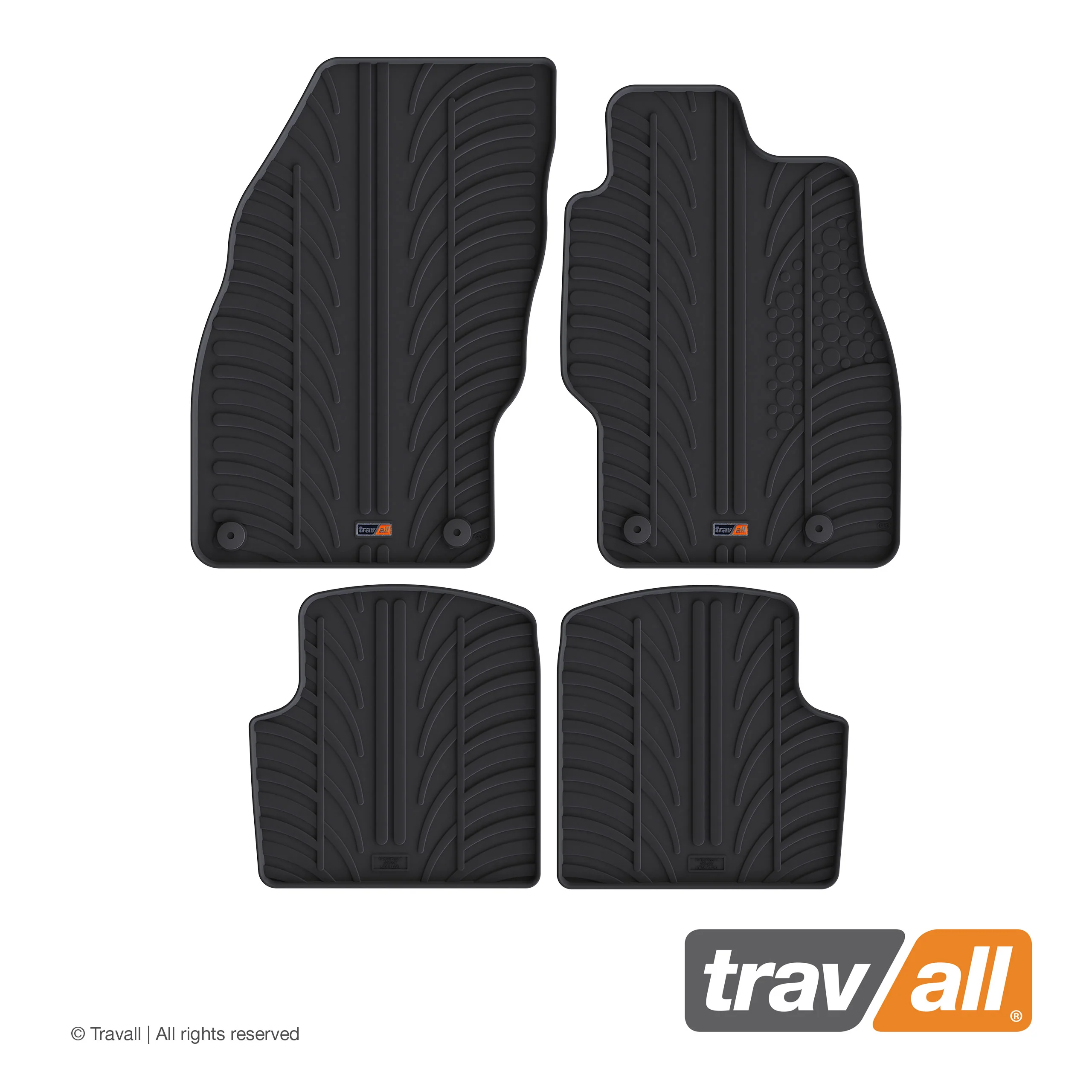 VAUXHALL CORSA 2006-2014 and VXR 2007-2014 Rubber Car Mats Set (4 Mats) - Image 2