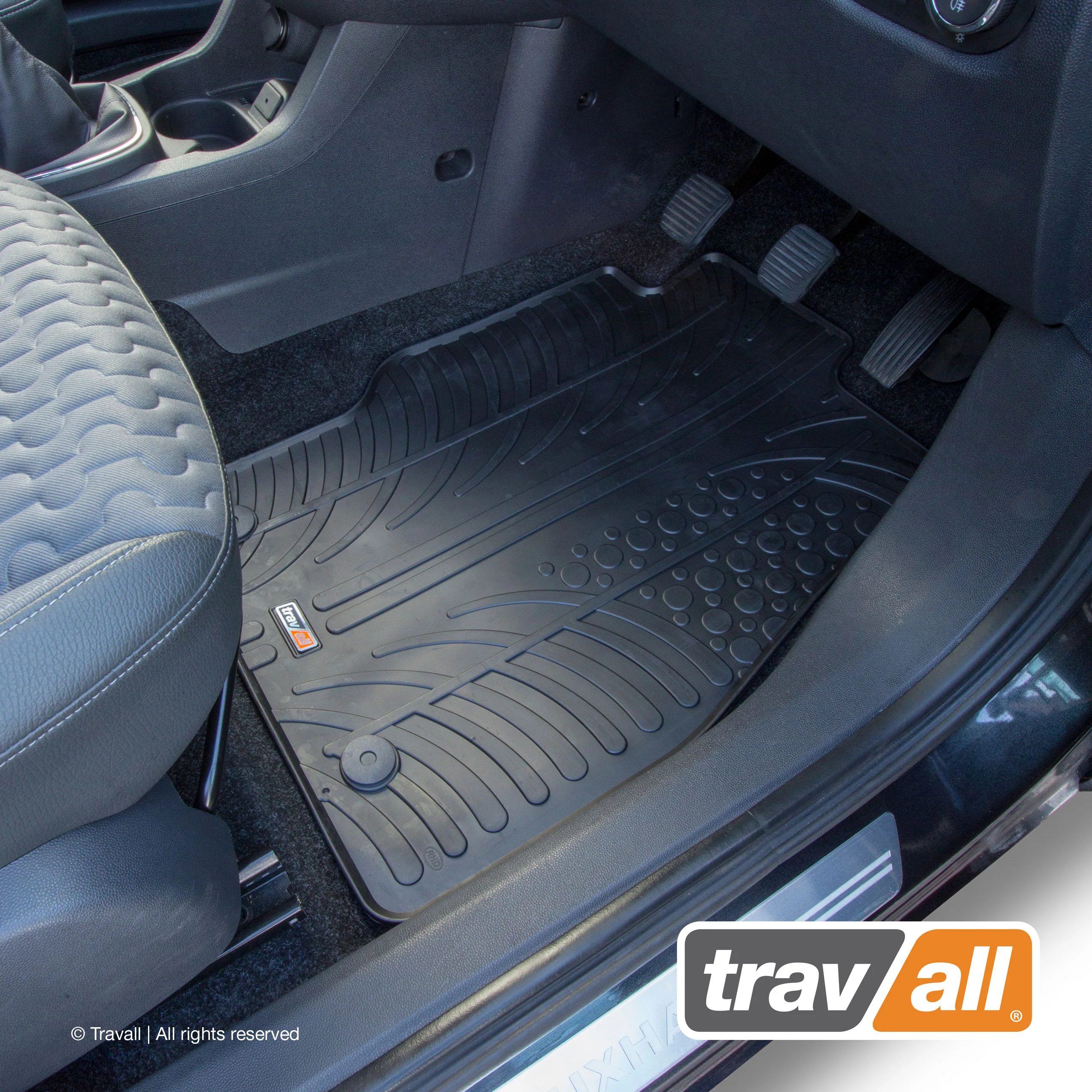 VAUXHALL CORSA 2014-2019 Rubber Car Mats Set (4 Mats) - Image 3