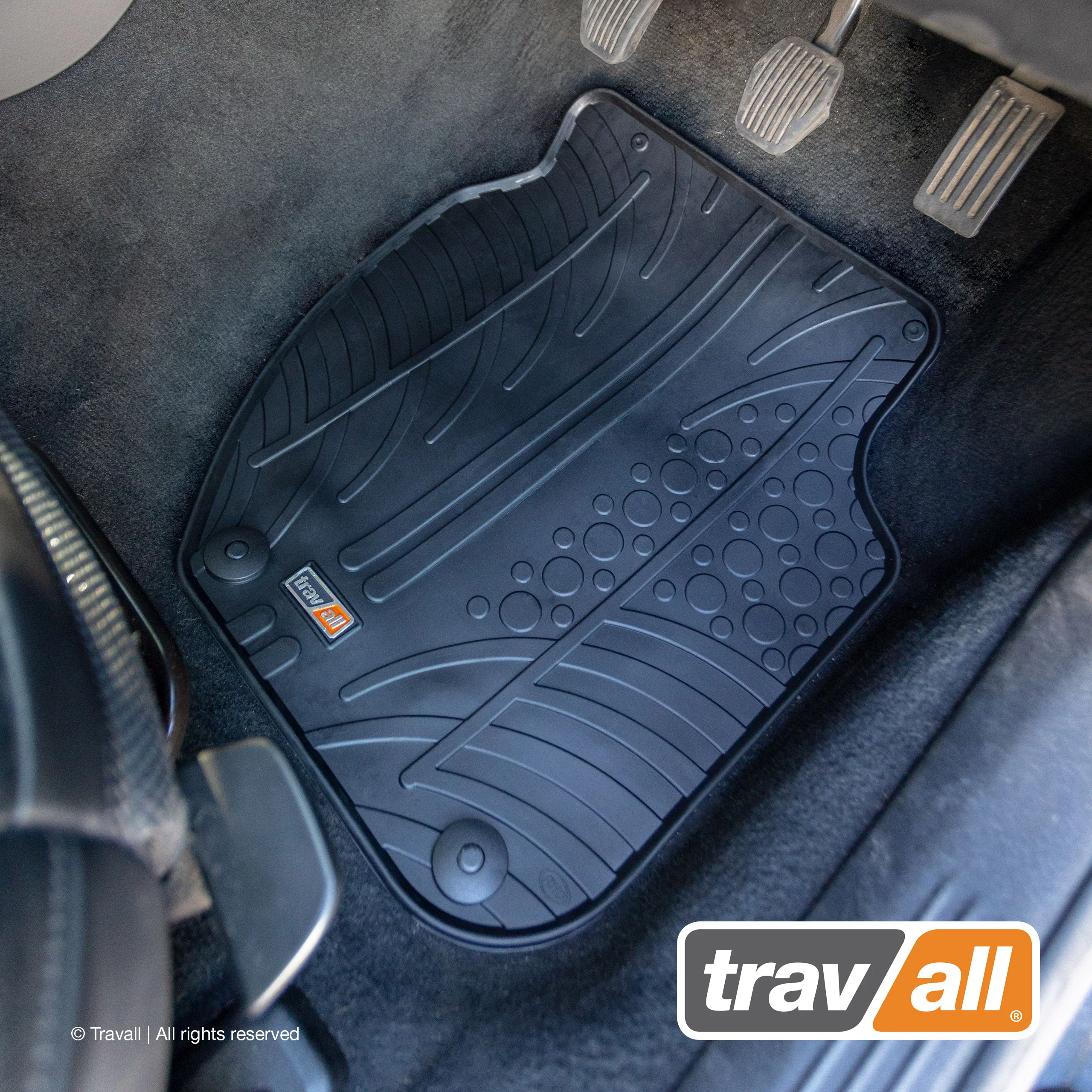 VOLVO V40 2012-2019 Rubber Car Mats Set (4 Mats) - Image 2